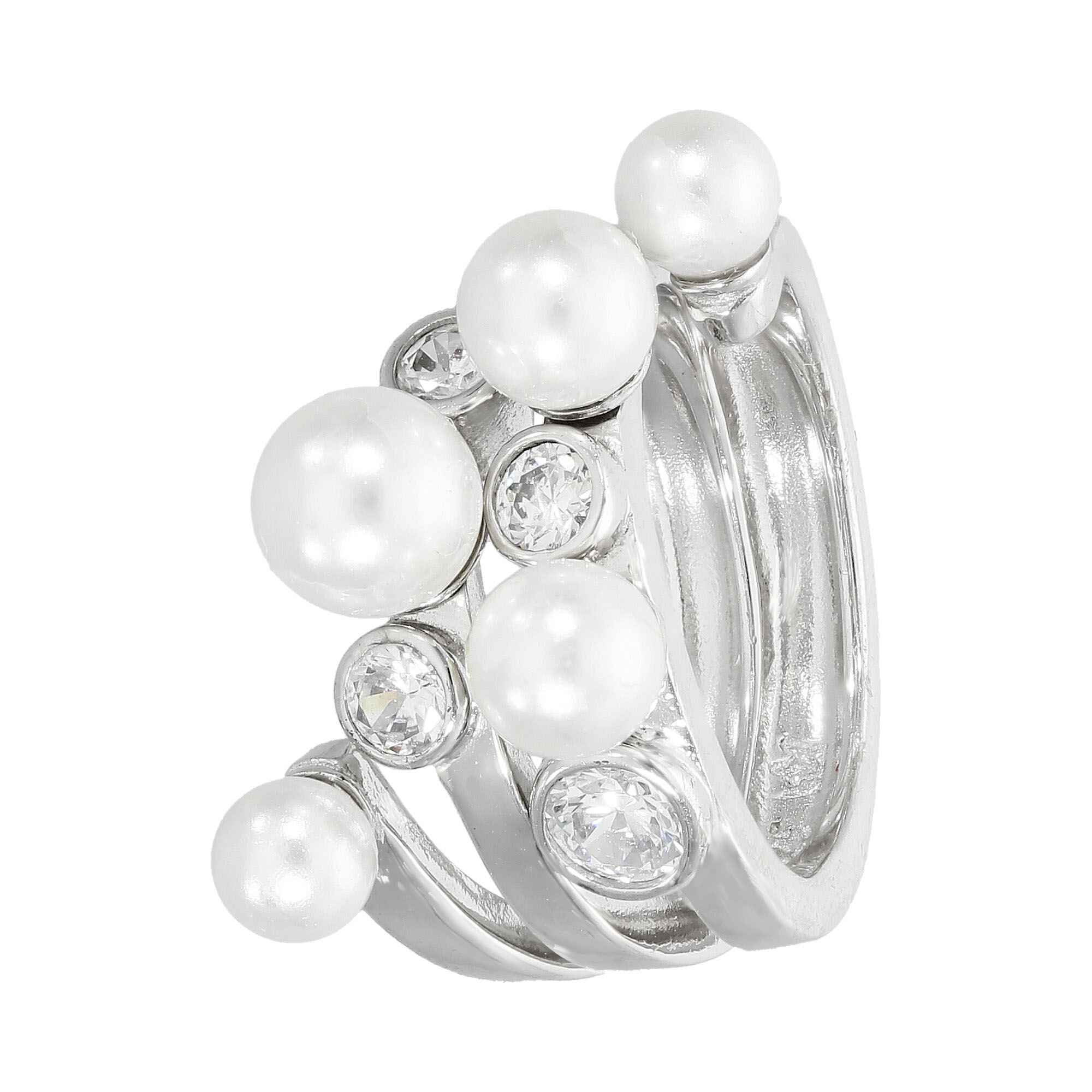Silberring 925 mit imposanter Perle