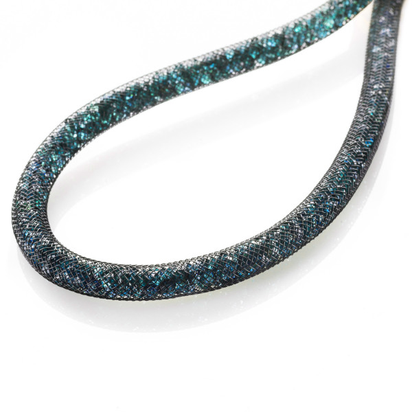 Collier mit Magnetverschluss blaugrün 45 cm